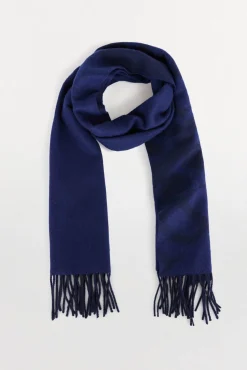 Pedro del Hierro Cachecóis-Cachecol de tecido Azul