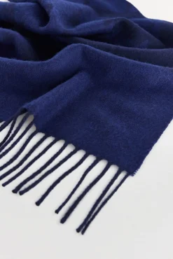 Pedro del Hierro Cachecóis-Cachecol de tecido Azul