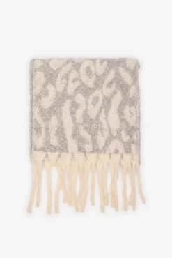 Cortefiel Cachecol-Cachecol grosso de oncinha Cinzento