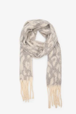 Cortefiel Cachecol-Cachecol grosso de oncinha Cinzento