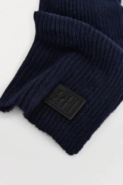 Pedro del Hierro Cachecóis-Cachecol malha Azul