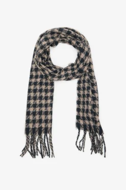 Cortefiel Cachecol-Cachecol xadrez grosso Impress&atilde;o