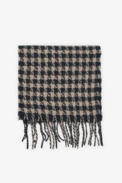 Cortefiel Cachecol-Cachecol xadrez grosso Impress&atilde;o