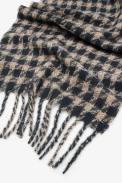 Cortefiel Cachecol-Cachecol xadrez grosso Impress&atilde;o