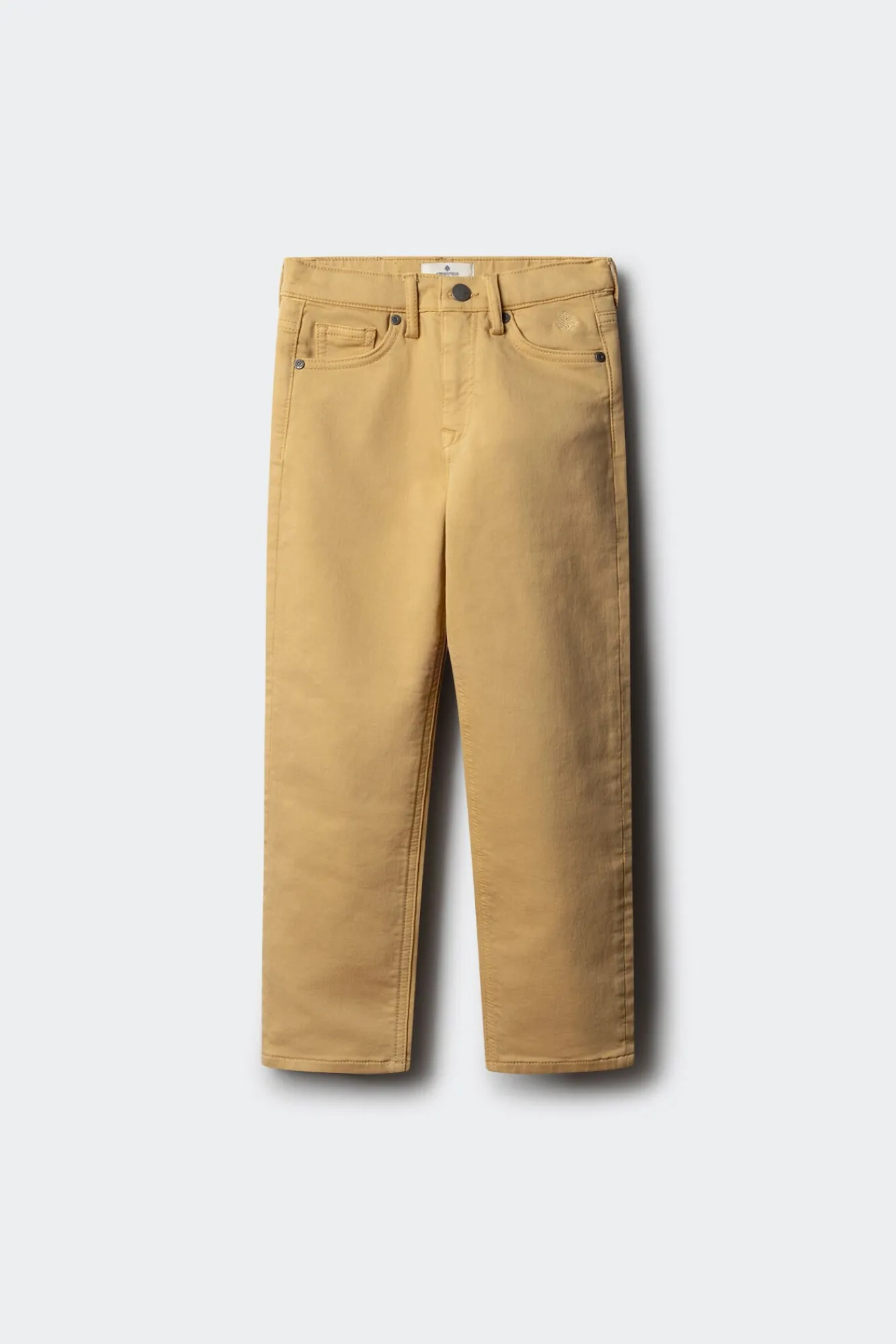 Springfield Kids Calças-Calça amarela slim fit de 5 bolsos para meninos amarelo