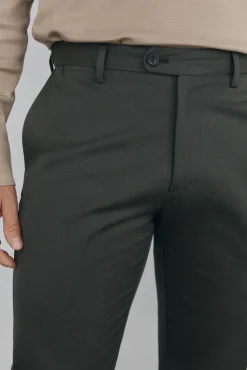 Pedro del Hierro Calças|Chinos-Calça calças chino com estampa slim fit Verde