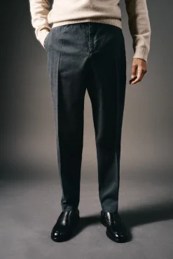 OOTO Calças|Chinos-Calça calças chino coordenada Azul