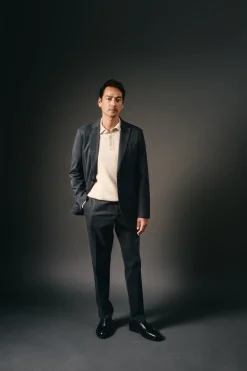 OOTO Calças|Chinos-Calça calças chino coordenada Azul