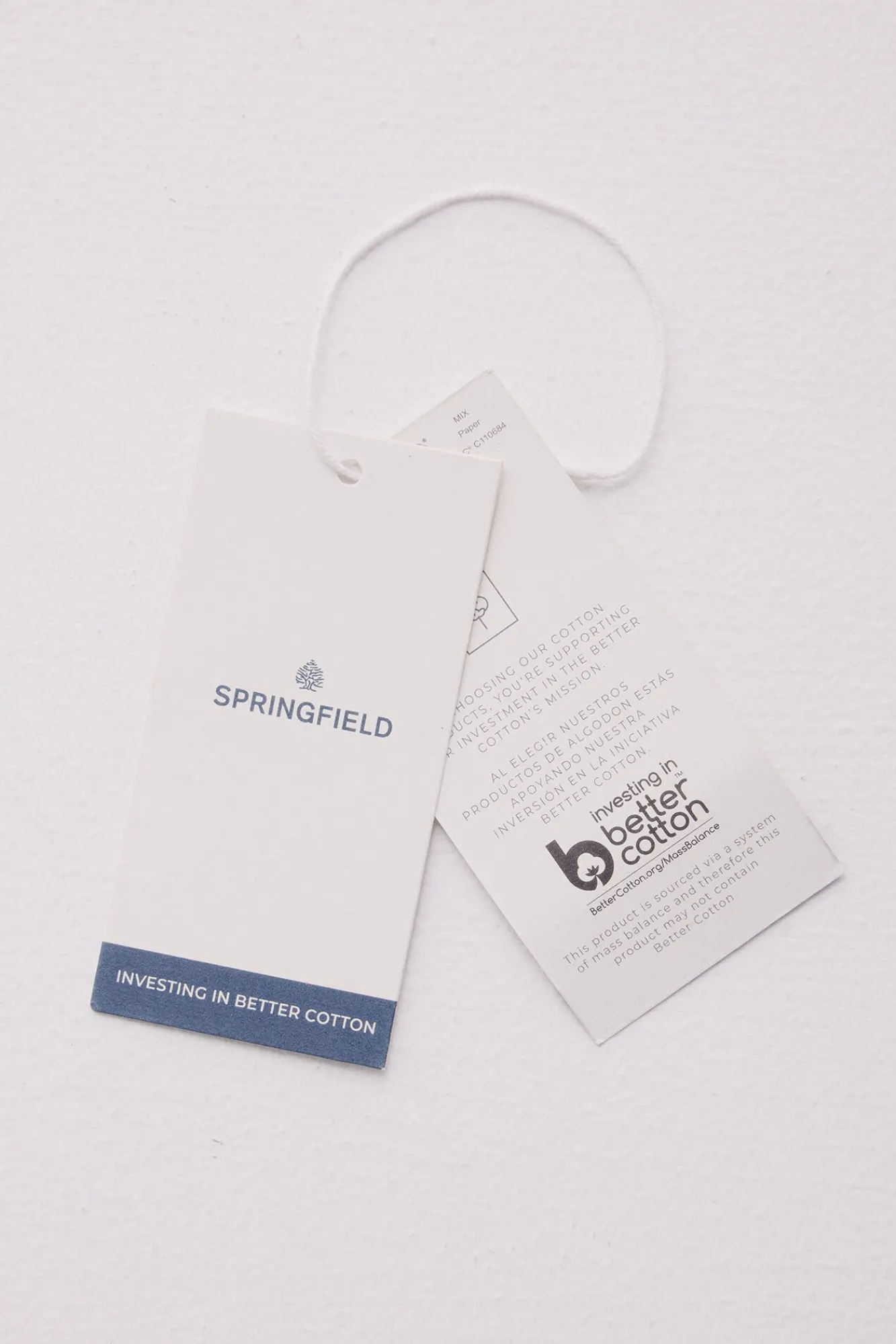 Springfield Calças|Chinos-Calça calças chino slim fit com micro estampa cinzento