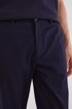 Springfield Calças|Chinos-Calça calças chino slim fit confortável azul