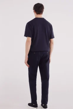 Springfield Calças|Chinos-Calça calças chino slim fit confortável azul