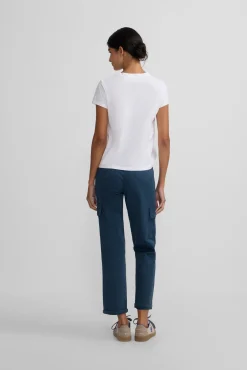 Silbon Calças-Calça cargo Azul