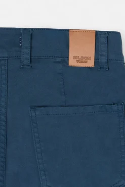 Silbon Calças-Calça cargo Azul