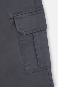 Silbon Calças-Calça cargo casual Cinzento