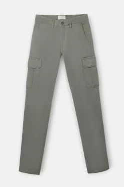 Silbon Calças-Calça cargo casual Verde
