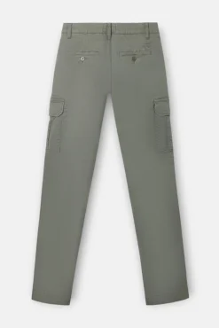 Silbon Calças-Calça cargo casual Verde