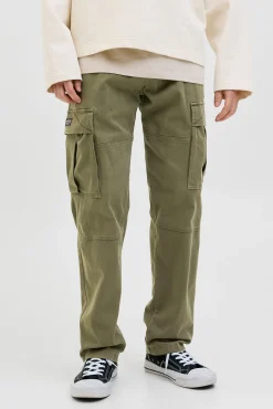 Jack & Jones Calças-Calça cargo com ajuste relaxado verde