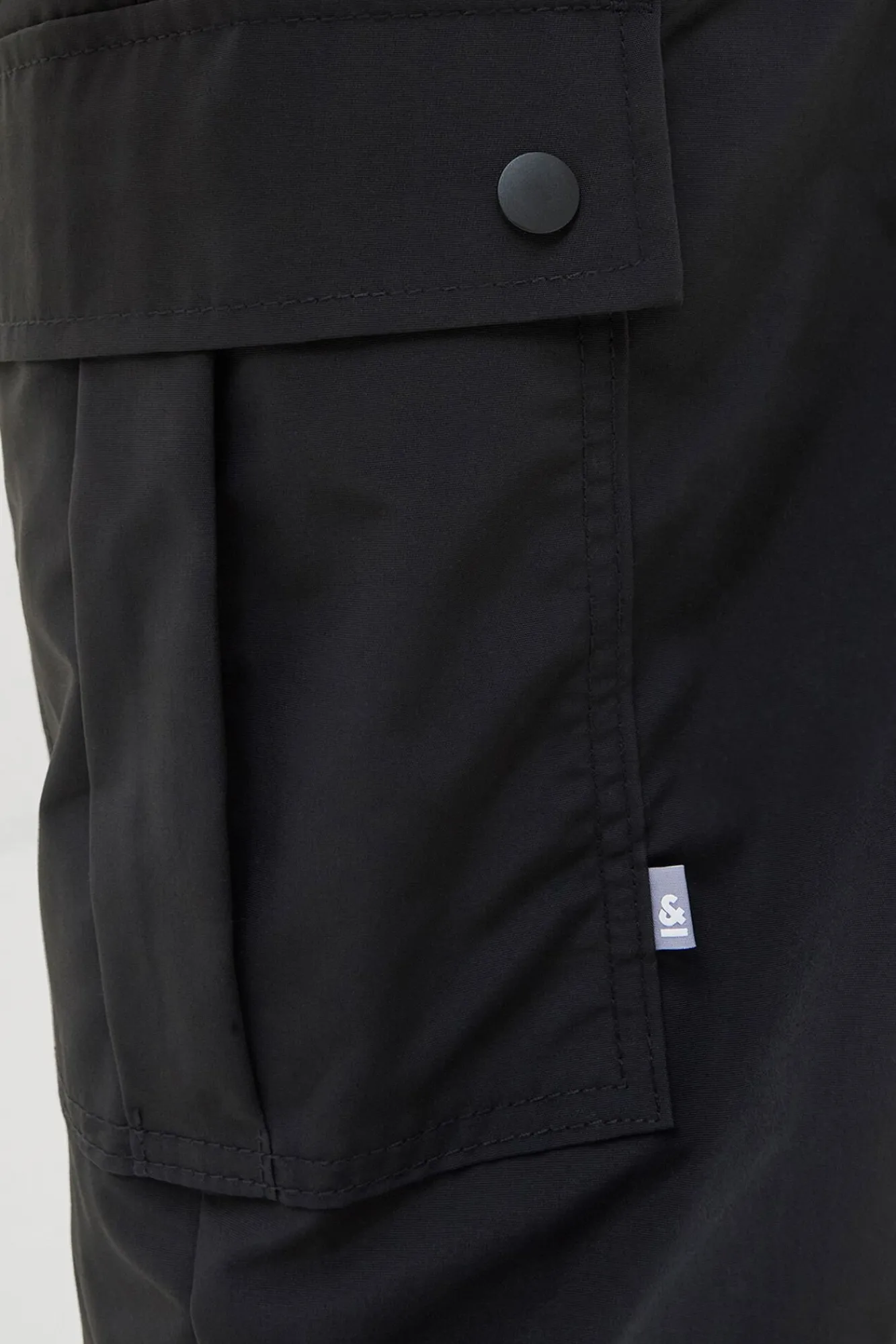 Jack & Jones Calças-Calça cargo com ajuste relaxado preto