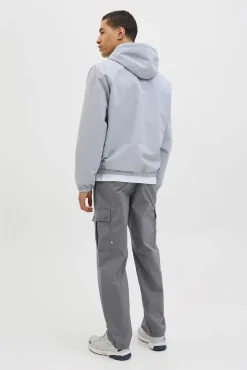 Jack & Jones Calças-Calça cargo com ajuste relaxado cinzento