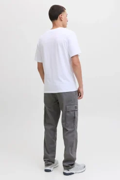 Jack & Jones Calças-Calça cargo com ajuste relaxado cinzento