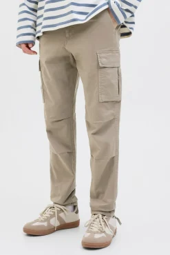 Jack & Jones Calças-Calça cargo de regular fit Tostado
