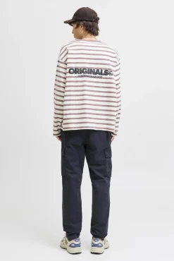 Jack & Jones Calças-Calça cargo de regular fit Azul