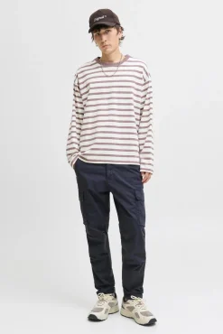 Jack & Jones Calças-Calça cargo de regular fit Azul