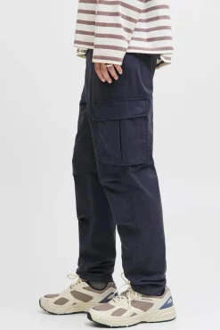 Jack & Jones Calças-Calça cargo de regular fit Azul