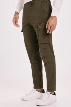 Jack & Jones Calças-Calça cargo de regular fit Verde