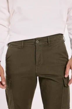 Jack & Jones Calças-Calça cargo de regular fit Verde