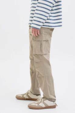 Jack & Jones Calças-Calça cargo de regular fit Tostado