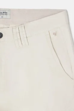 Silbon Calças-Calça cargo esportiva casual Cinzento