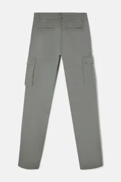 Silbon Calças-Calça cargo esportiva casual Verde