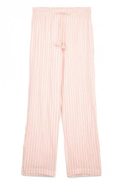 Women'secret Pijamas-Calça comprida de calça riscas laranja vermelho