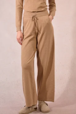 Molly Bracken Calças-Calça compridas com cintura alta Castanho