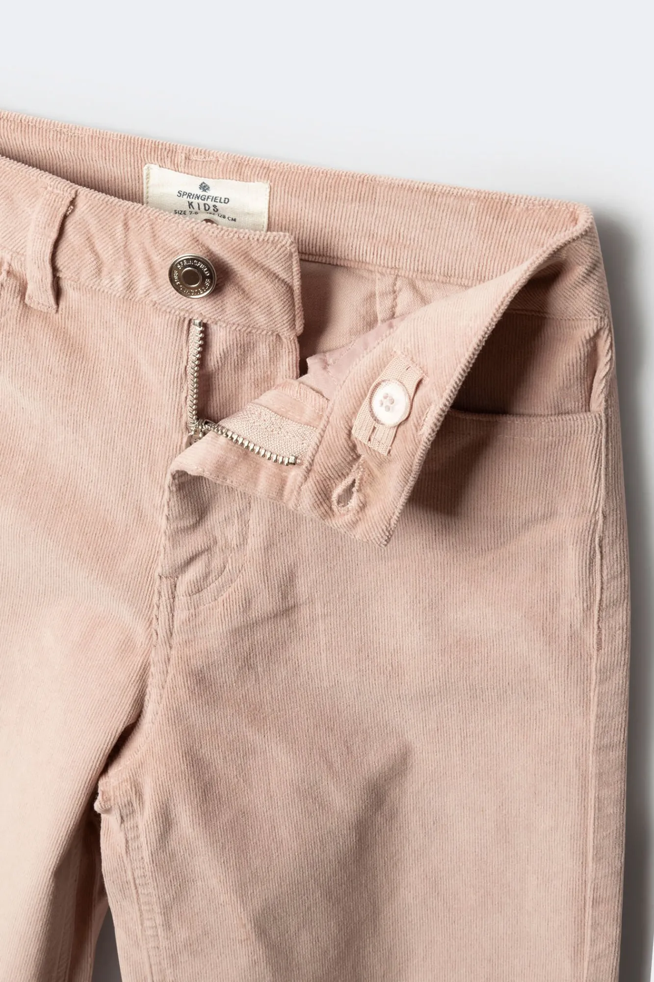 Springfield Kids Calças-Calça culotte de microveludo cotelê para meninas rosa