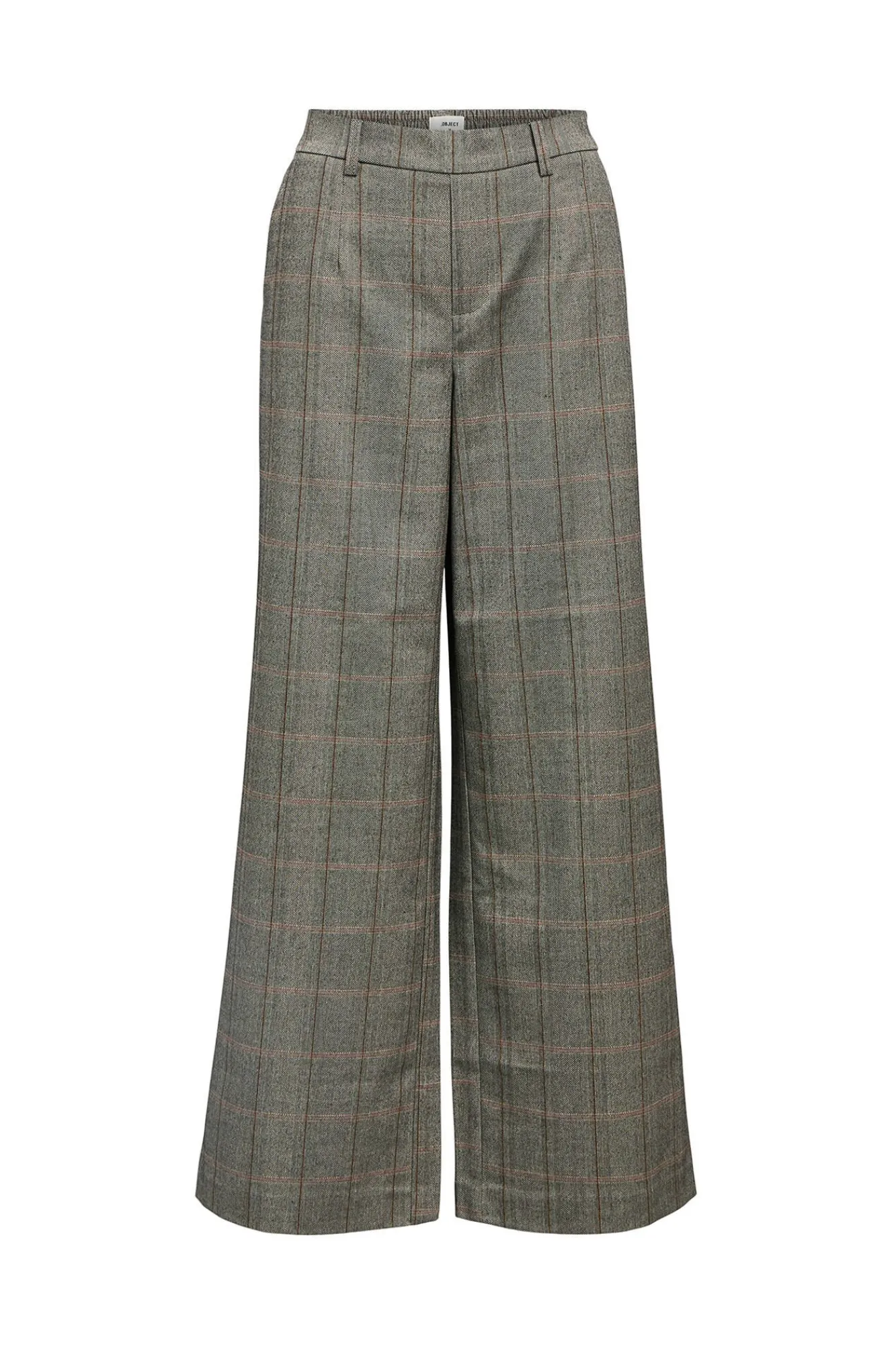 Object Calças-Calça de perna larga Castanho