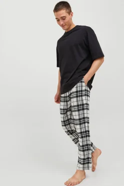 Jack & Jones Pijamas-Calça de pijama comprido cinzento