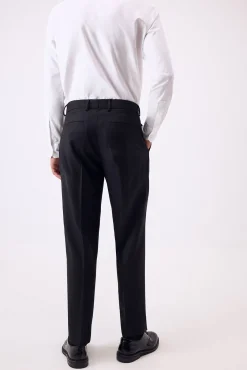 Pedro del Hierro Calças-Calça de pregas para sair Preto