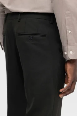 Selected Calças|Calças Clássicas-Calça de terno slim fit Verde