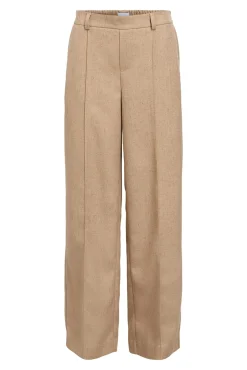 Object Calças-Calça de tweed de pernas largas Castanho