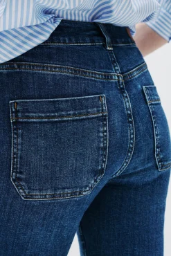 Caroll Jeans-Calça denim clássica Azul