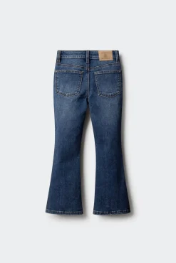 Springfield Kids Calças-Calça denim flare para meninas azul
