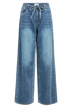 Object Jeans|Calças-Calça fluidas Tencel Azul