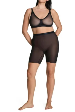 Spanx Roupa Interior-Calça invisível modeladora de tule smooth™ Sheer Smoothing Collection preto