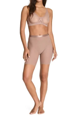 Spanx Roupa Interior-Calça invisível modeladora de tule smooth™ Sheer Smoothing Collection cru