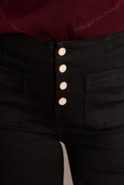 Polín Et Moi Jeans-Calça jeans Ari com calça Preto