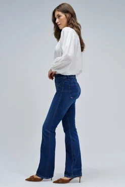 Salsa Jeans Jeans-Calça jeans bootcut push up Destiny Azul