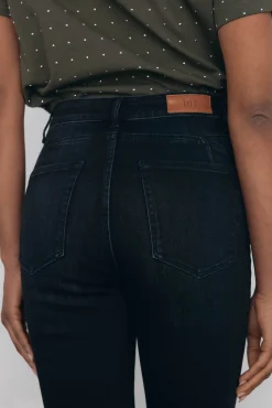 Pedro del Hierro Jeans|Calças-Calça jeans cropped flare push-up Cizento