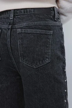 Springfield Kids Calças-Calça jeans culotte com denim para menina cinzento